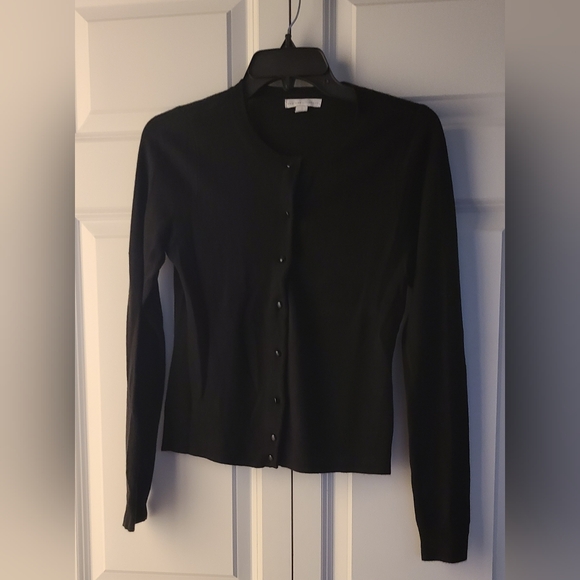 New York & Company Sweaters - New York & Company Black Button Up Cardigan - Size Medium